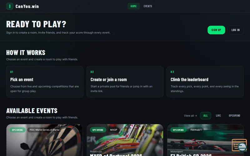 Screenshot of CanYou.win