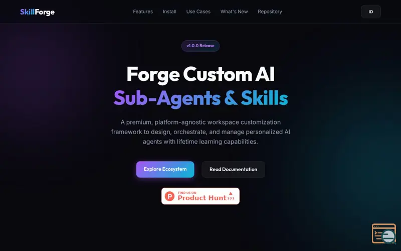 Screenshot of SkillForge