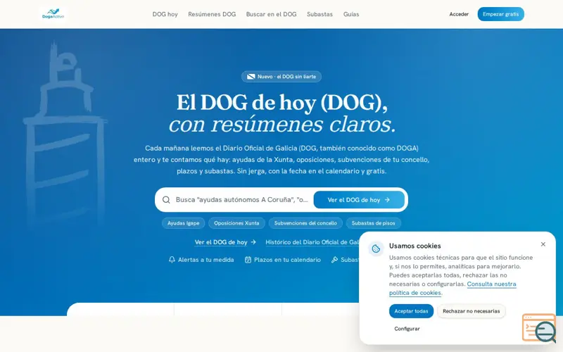 Screenshot of DOGAactivo