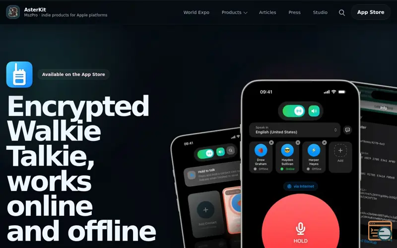 Screenshot of Mini Walkie Talkie for iOS
