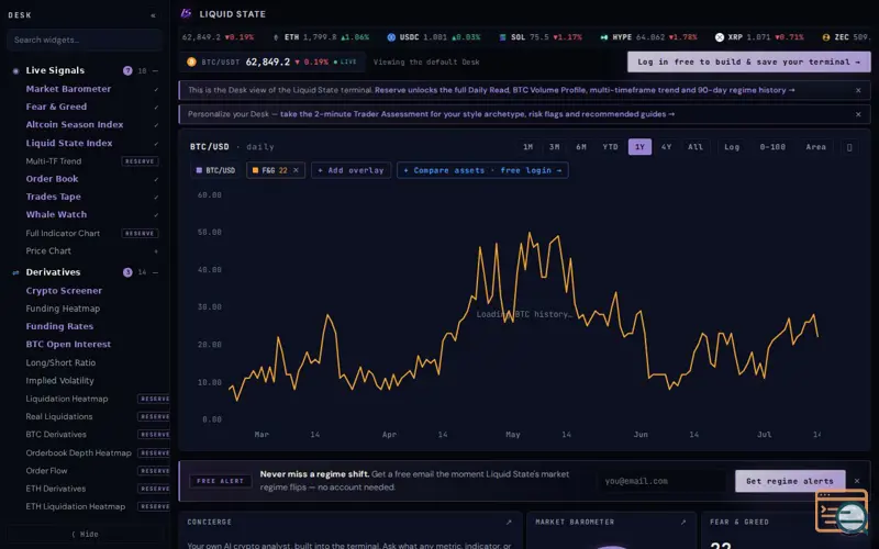 Screenshot of Liquid State