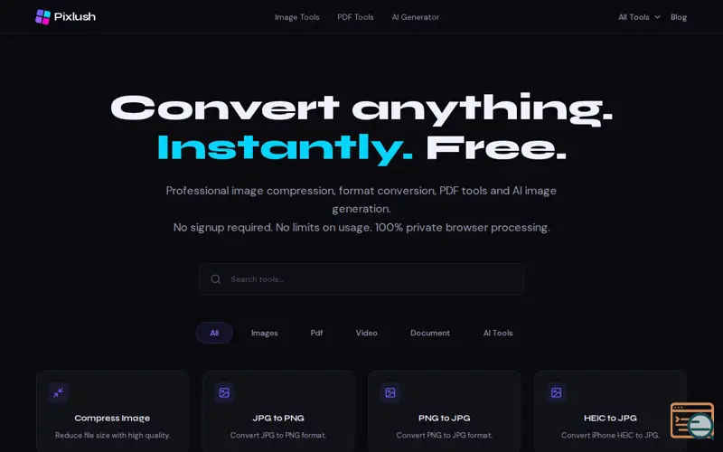 Screenshot of Pixlush