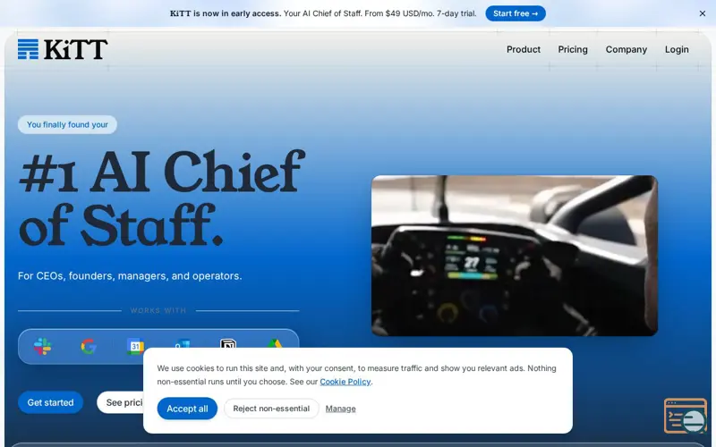 Screenshot of KiTT