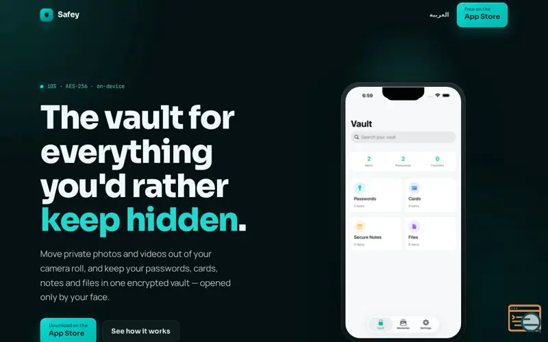 Screenshot of Safey, a launch using Fastly