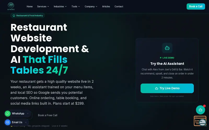 Screenshot of Resturent Intelligent Assistant 