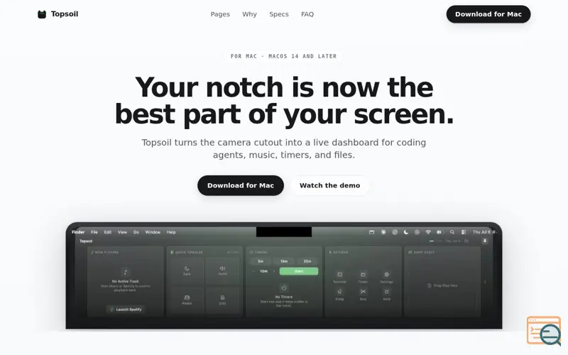 Screenshot of Topsoil