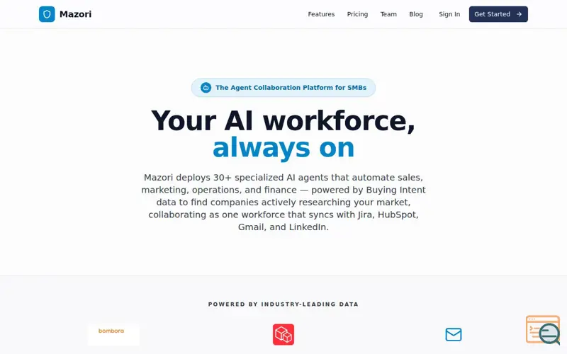 Screenshot of Mazori