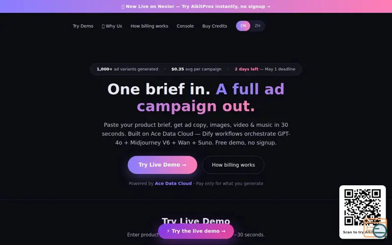 Screenshot of Aikit Pros