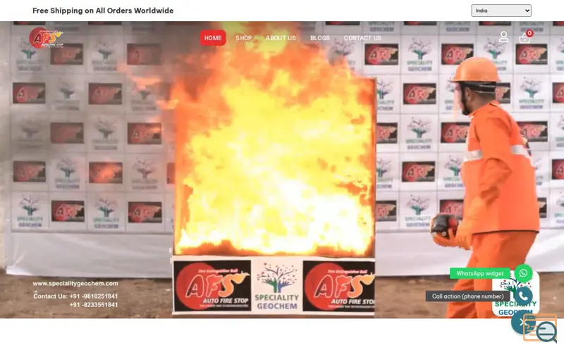 Screenshot of Afsfireball