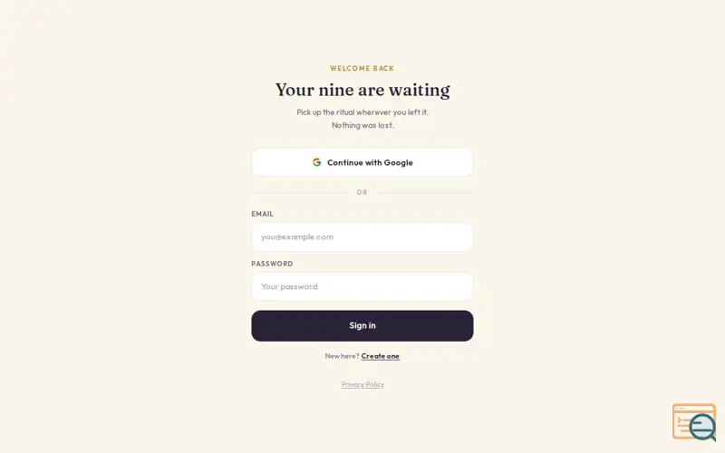 Screenshot of Bloom - daily ritual that grows a garden