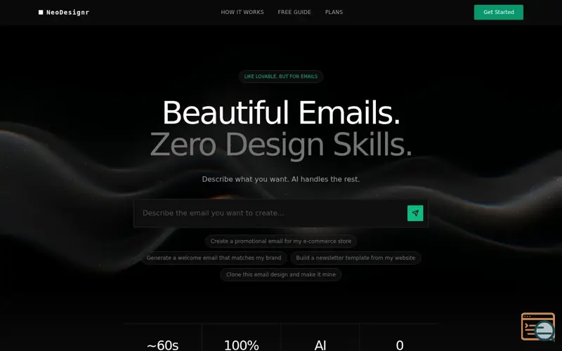 Screenshot of NeoDesignr
