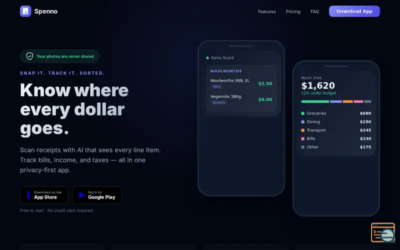 Screenshot of Spenno