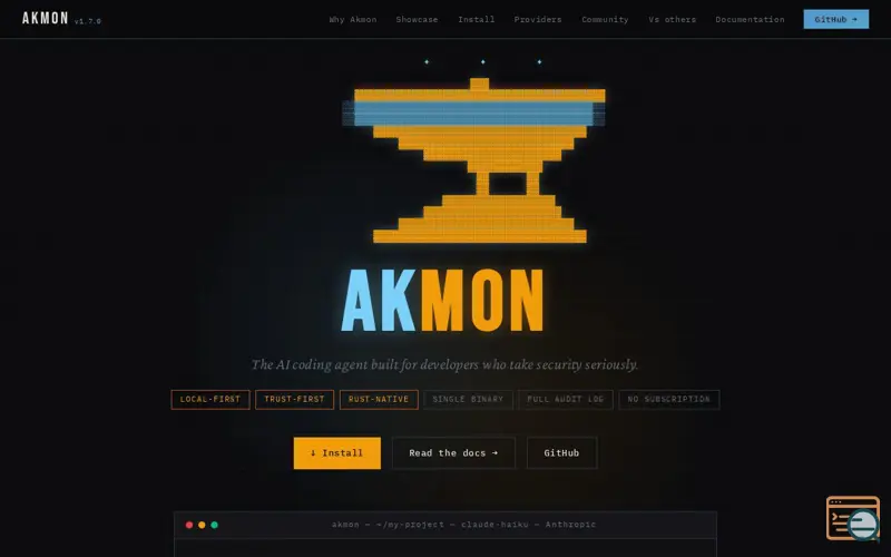 Screenshot of Akmon