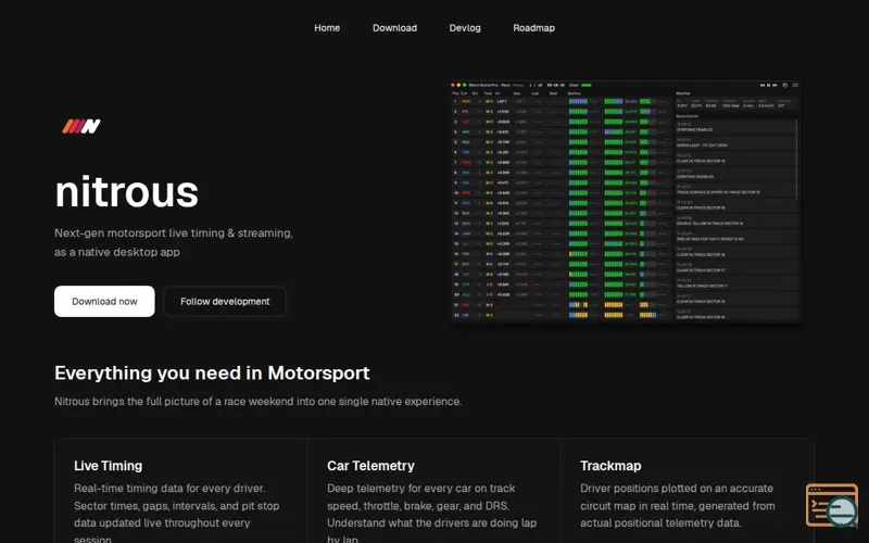 Screenshot of Nitrous