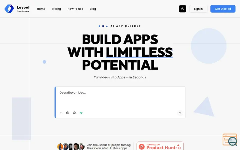 Screenshot of Layout Agent 2.0