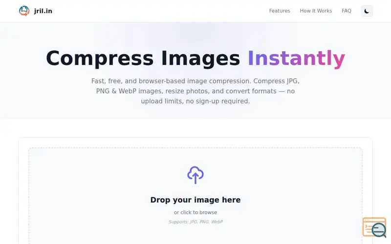Screenshot of jril.in