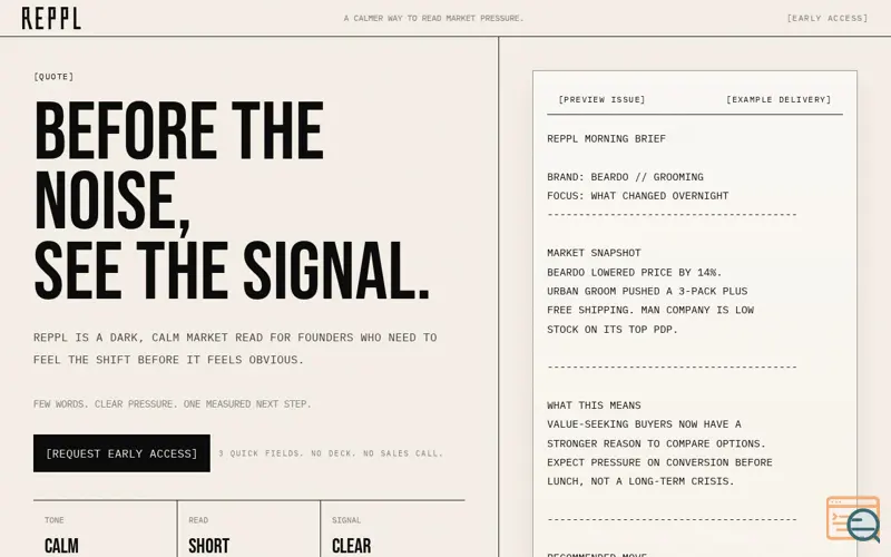 Screenshot of REPPL 