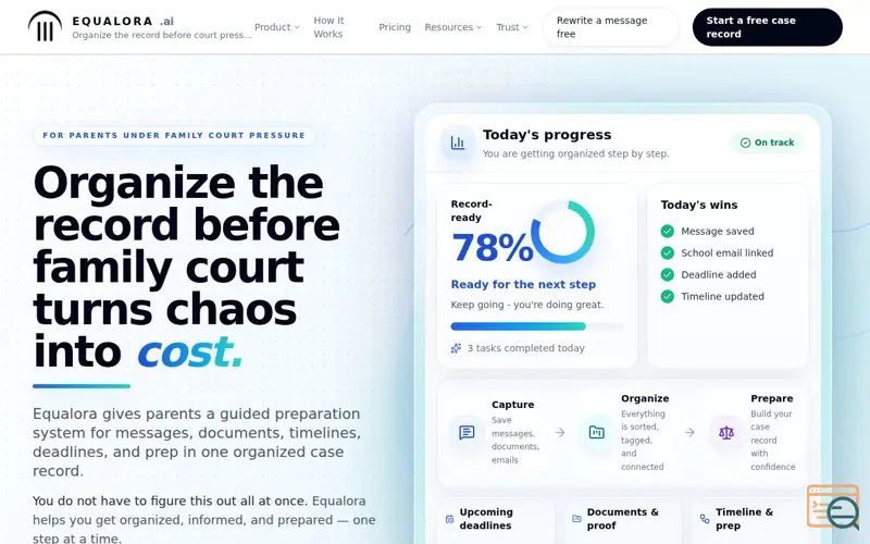 Screenshot of Equalora