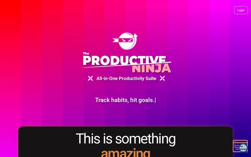 Screenshot of The Productive Ninja