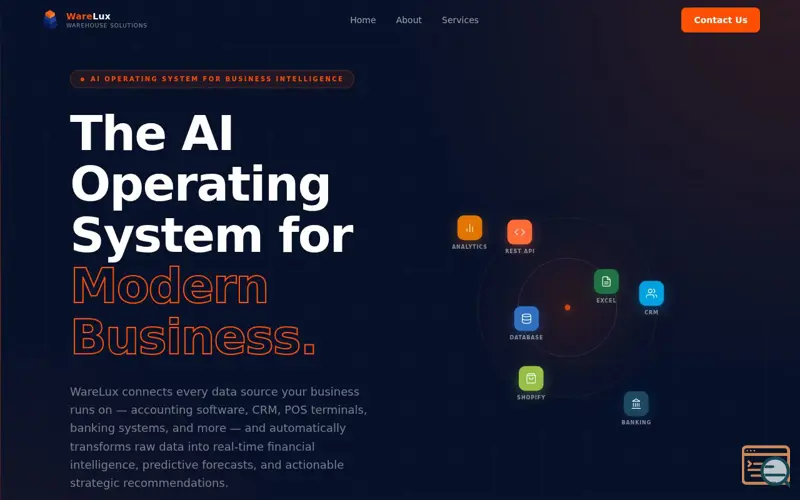 Screenshot of WareLux