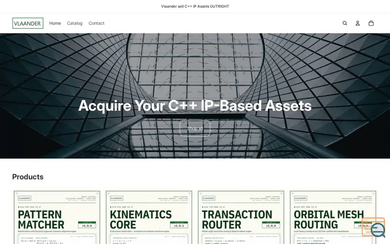 Screenshot of Vlaander LTD