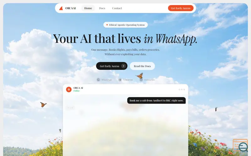 Screenshot of Orca AI