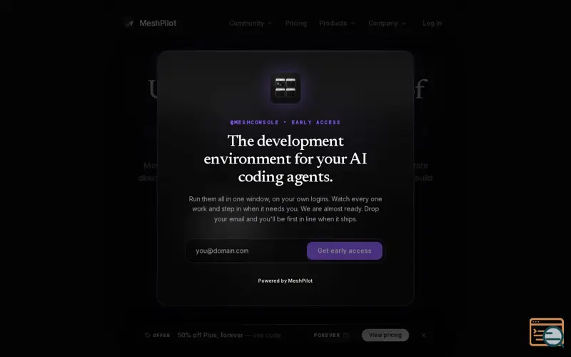 Screenshot of MeshPilot