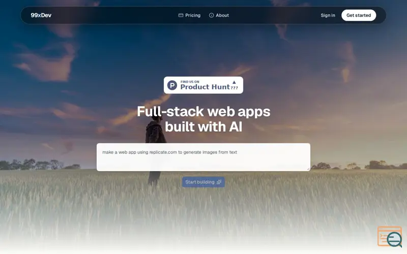 Screenshot of 99xDev