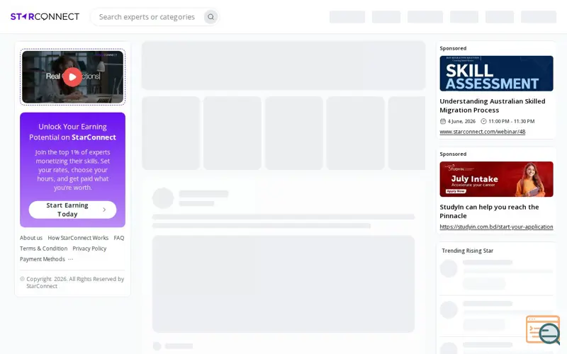 Screenshot of Star Connect