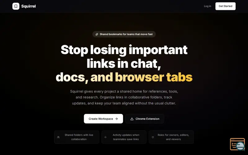 Screenshot of Squirrel