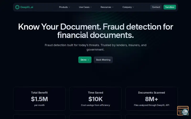 Screenshot of DeepXL.ai, a launch using LinkedIn