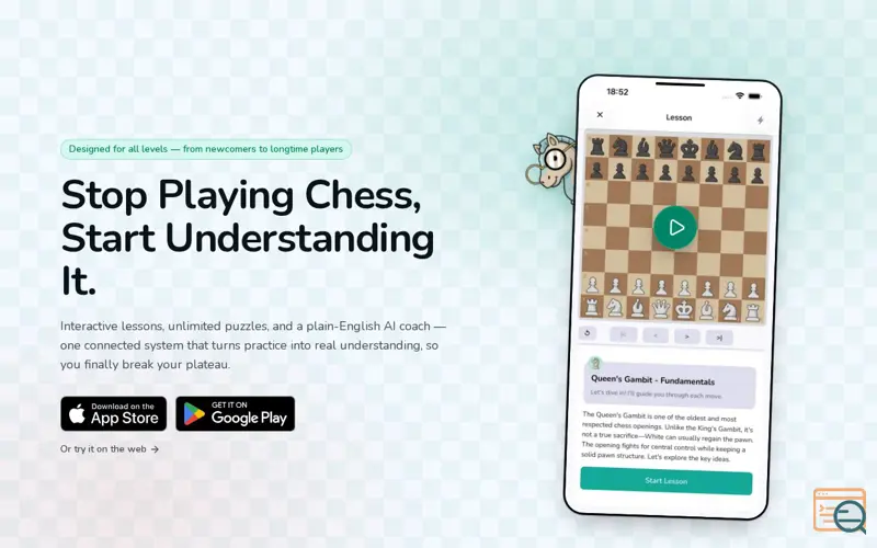 Screenshot of LearnChess
