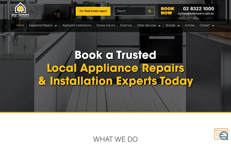 Screenshot of Best Repair Sydney