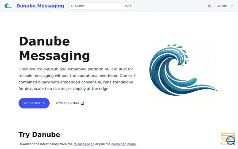 Screenshot of Danube Messaging