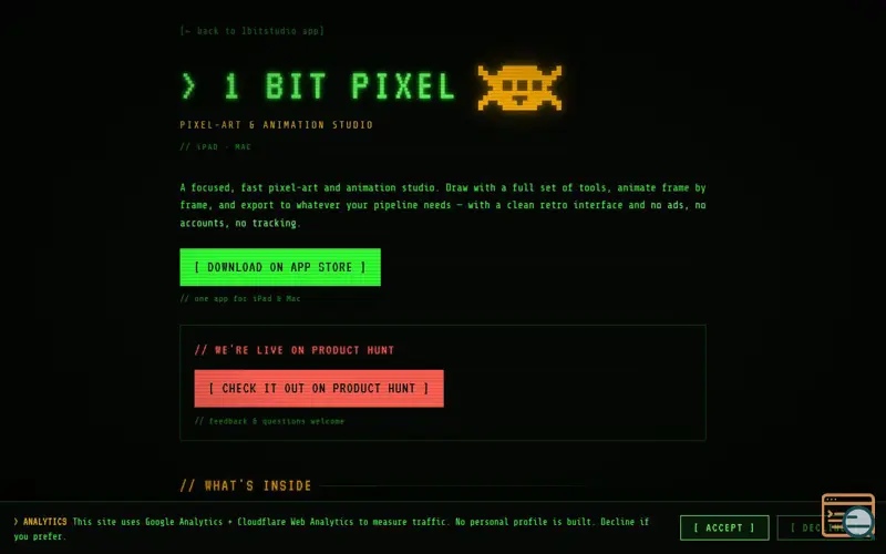 Screenshot of 1bitstudio
