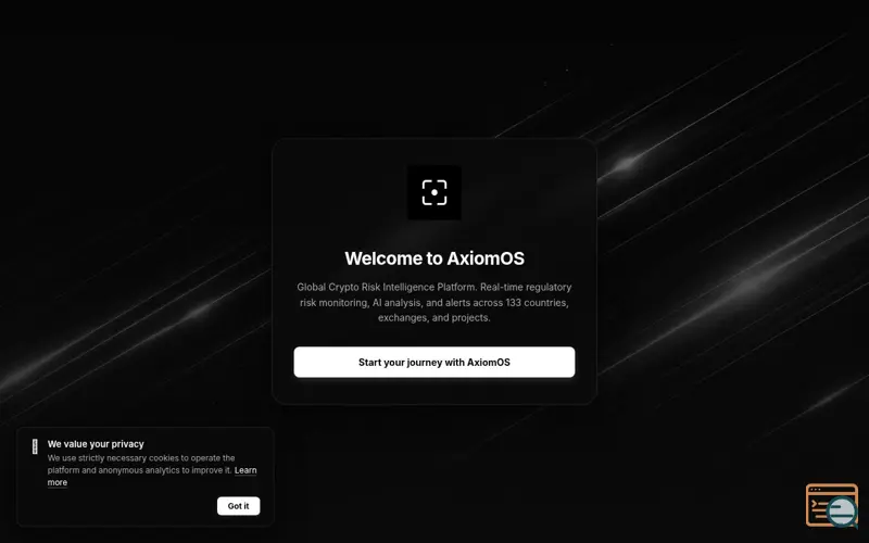 Screenshot of AxiomOS