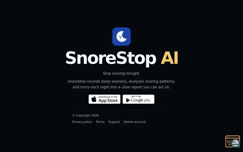 Screenshot of SnoreStop AI: Stop Snoring