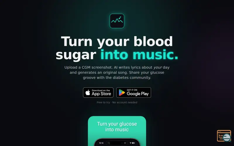 Screenshot of Glucose Grooves
