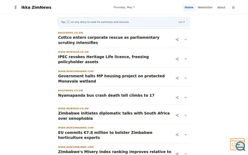 Screenshot of Ikka