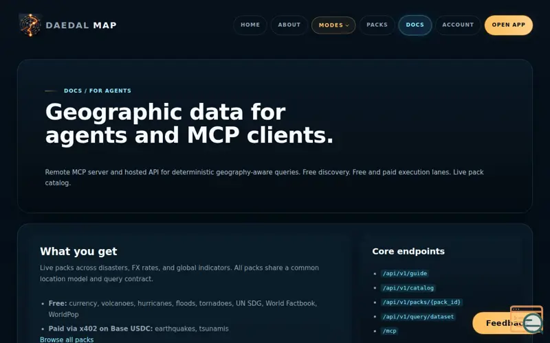 Screenshot of DaedalMap