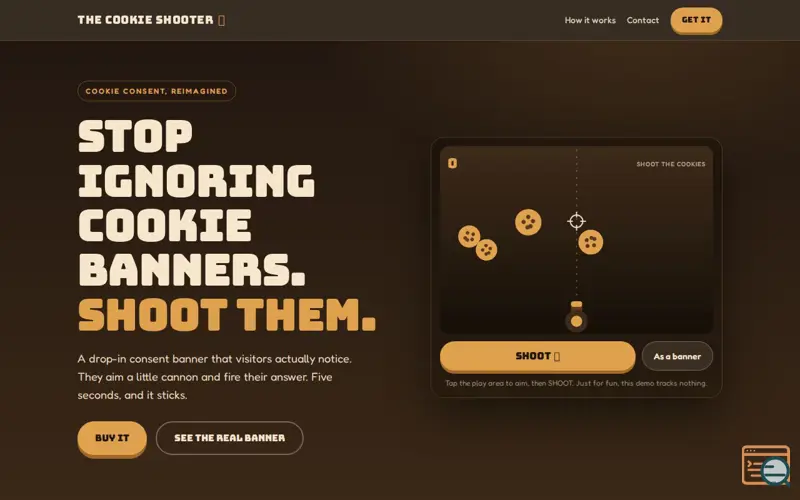 Screenshot of The Cookie Shooter