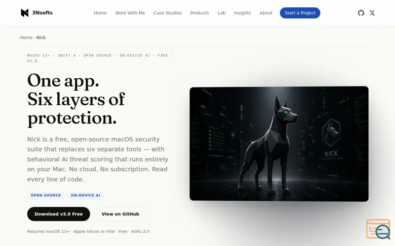 Screenshot of Nick