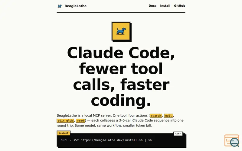 Screenshot of BeagleLathe