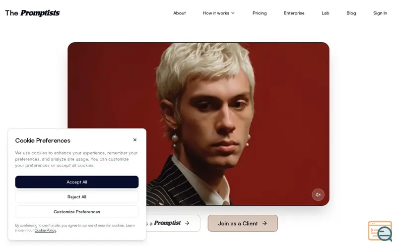 Screenshot of The Promptists