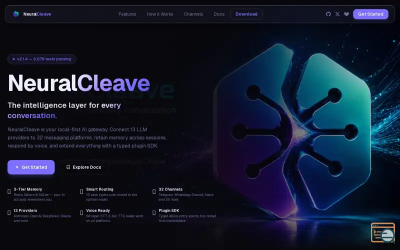 Screenshot of NeuralCleave