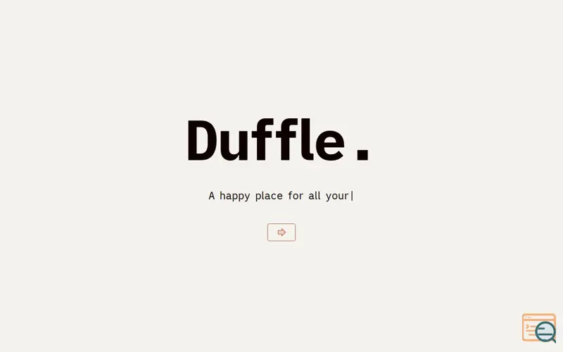 Screenshot of Duffle