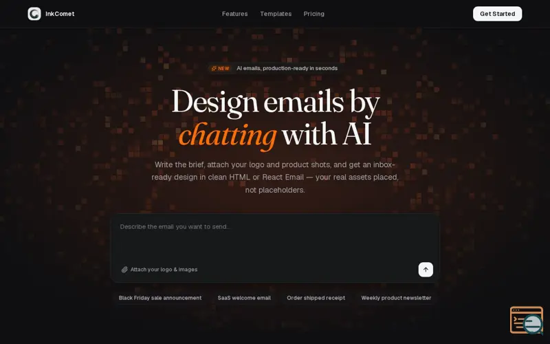 Screenshot of InkComet