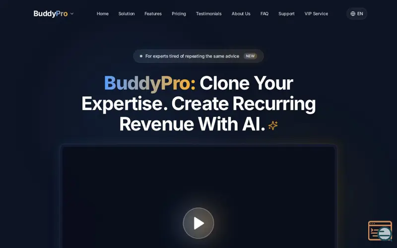Screenshot of BuddyPro