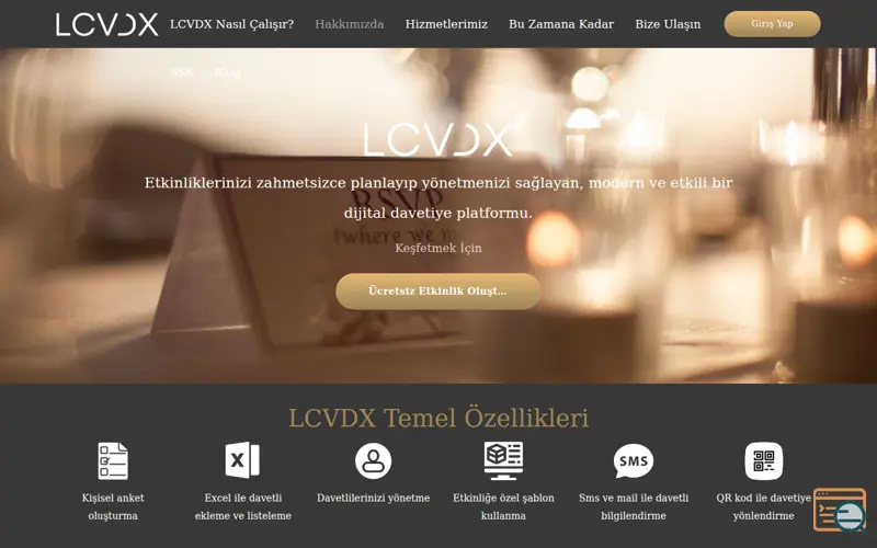 Screenshot of LCVDX