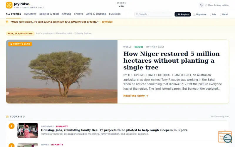 Screenshot of JoyPulse